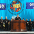 교회 재직 및 건축위원들이 자리한 가운데 총회장 목사님의 인도로 감사예배가 진행되었다.