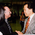 공항에 영접나온 Church of God 교단 부총회장 니꼴라 목사와 손을 맞잡고 기뻐하는 목사님.
